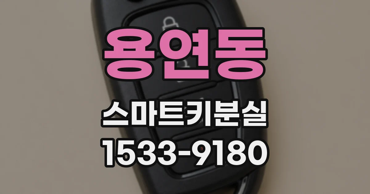 용연동 스마트키분실