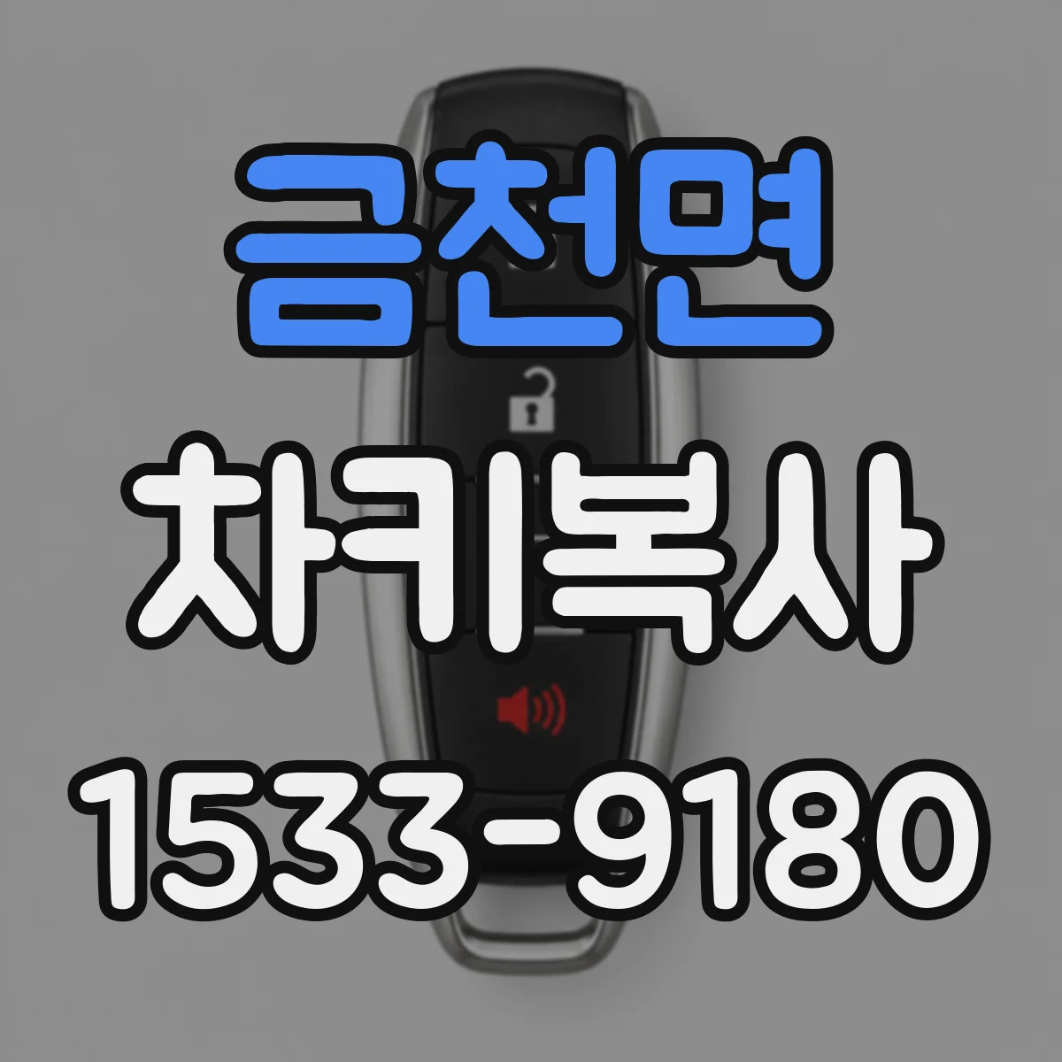 금천면 차키복사