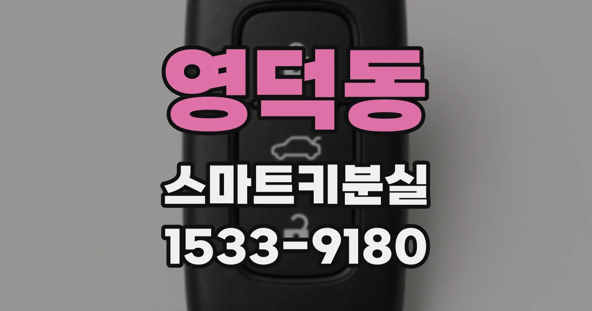 영덕동 스마트키분실