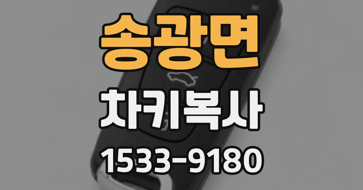 송광면 차키복사