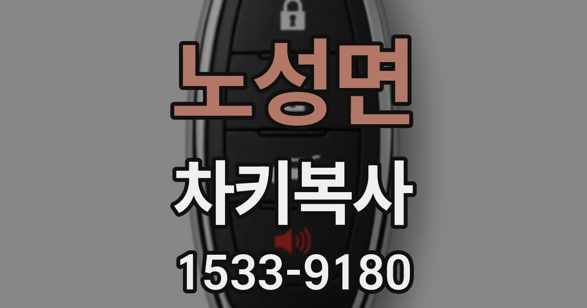 노성면 차키복사