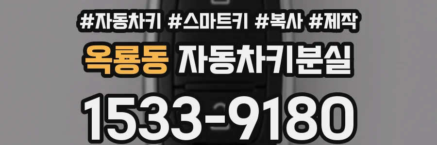 옥룡동 자동차키분실