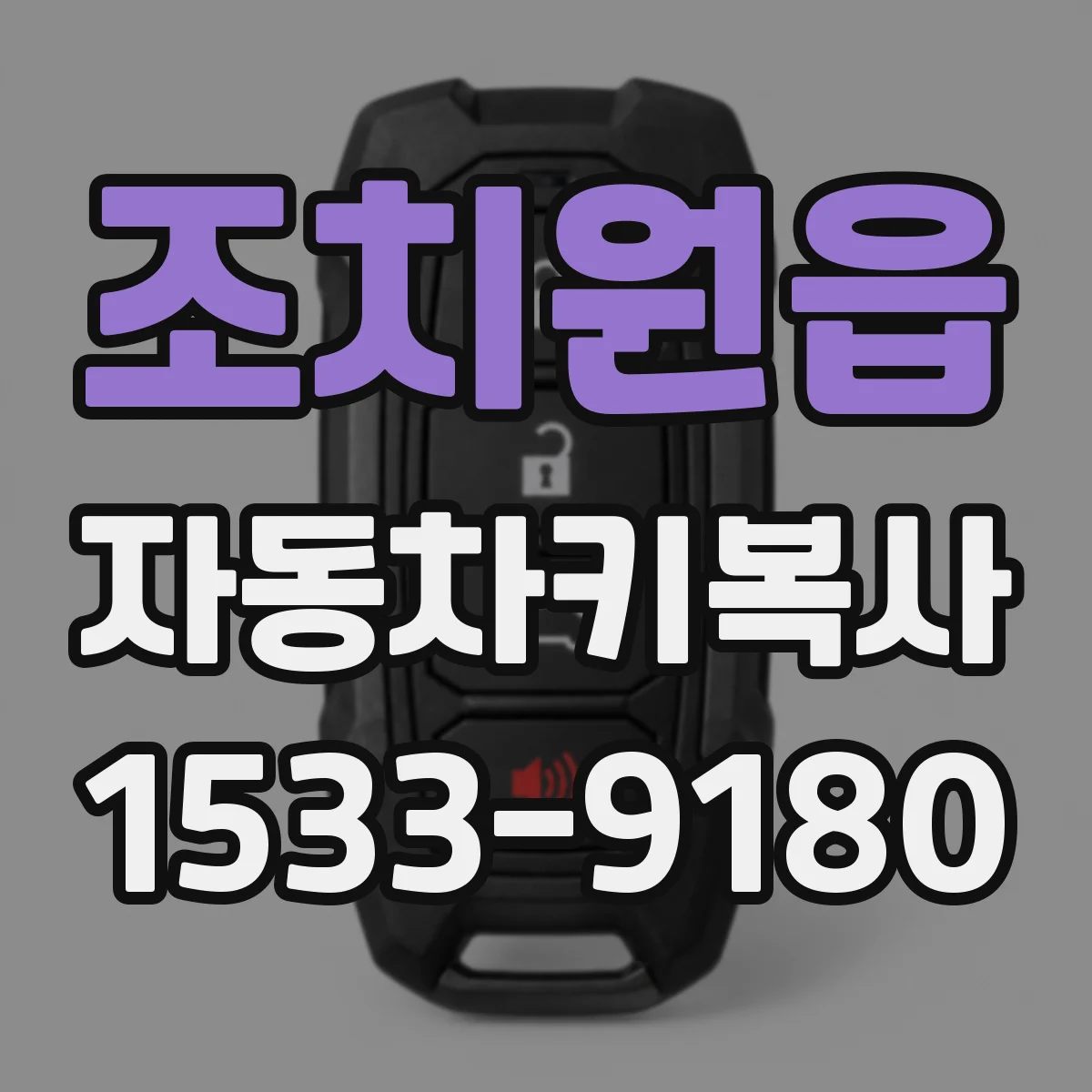 조치원읍 자동차키복사