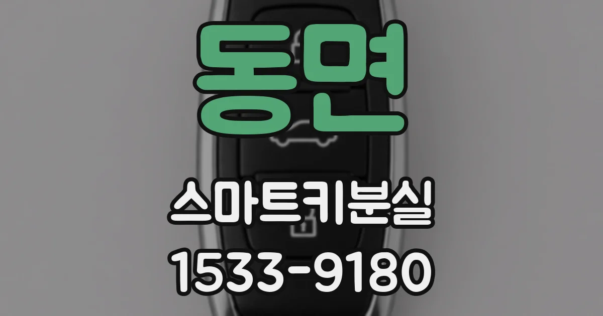 동면 스마트키분실