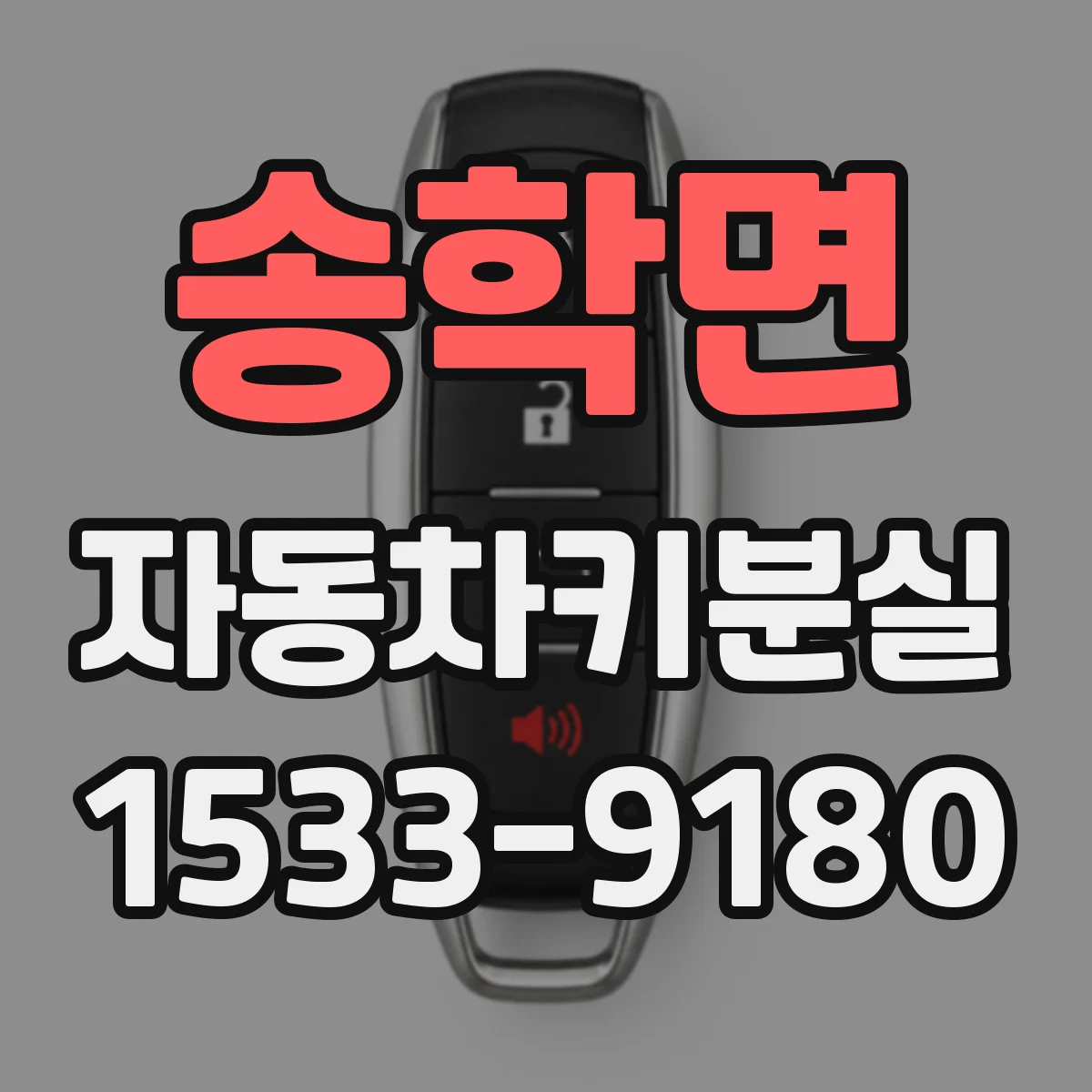 송학면 자동차키분실