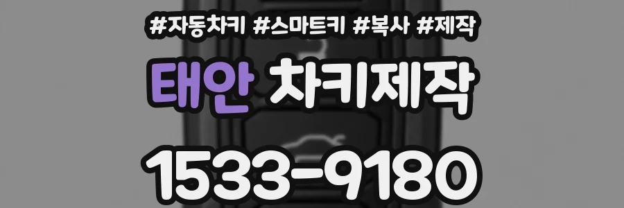 태안 차키제작