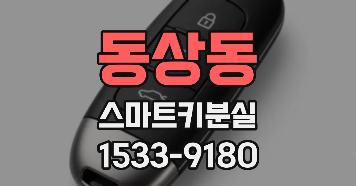 동상동 스마트키분실