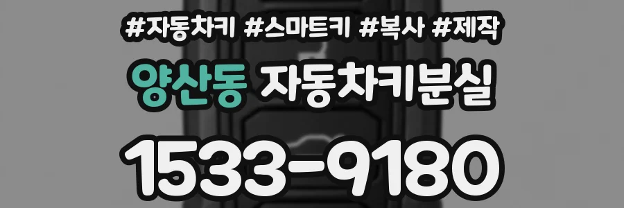 양산동 자동차키분실
