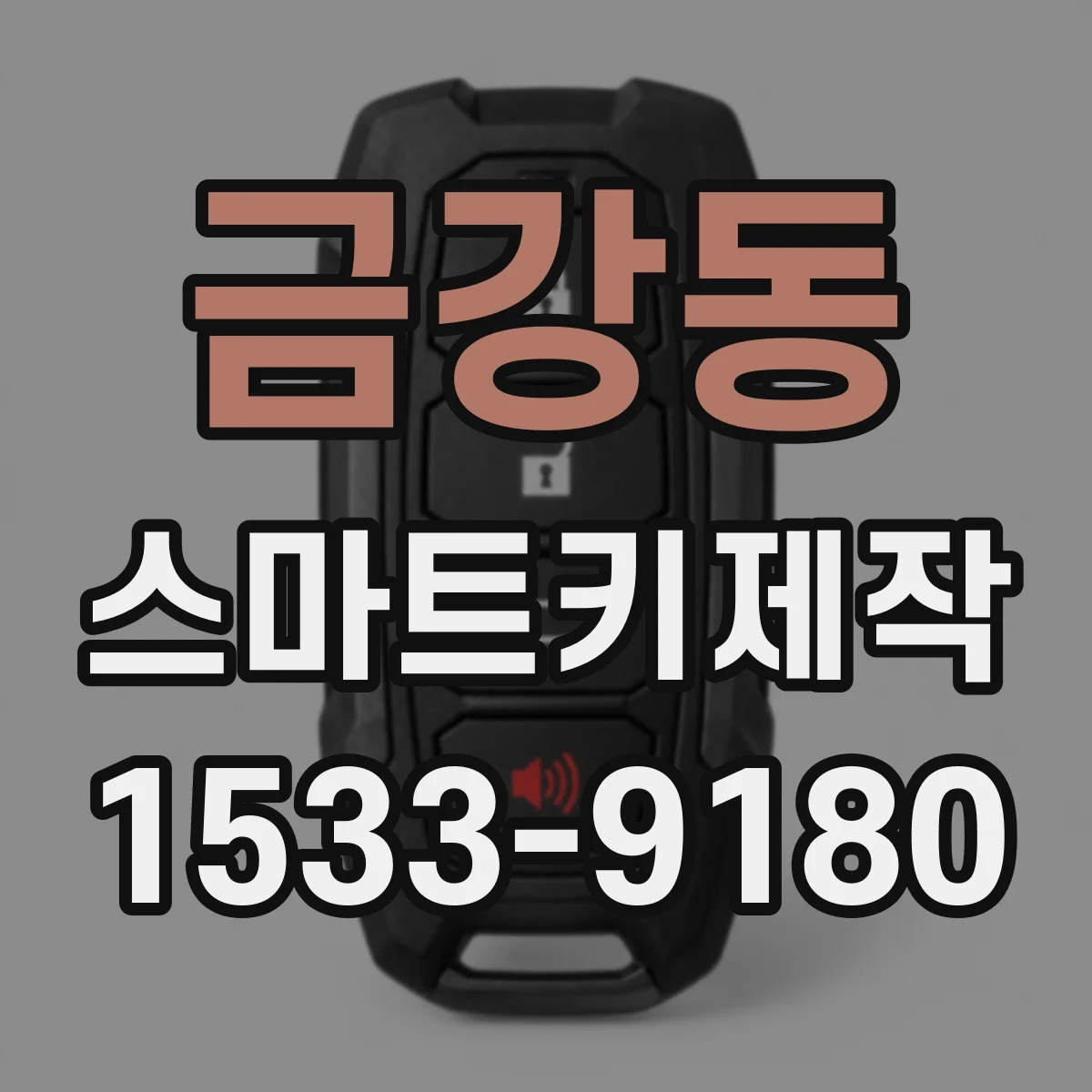 금강동 스마트키제작