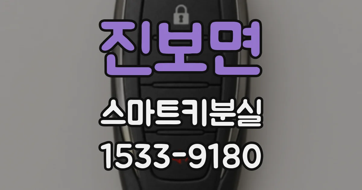진보면 스마트키분실