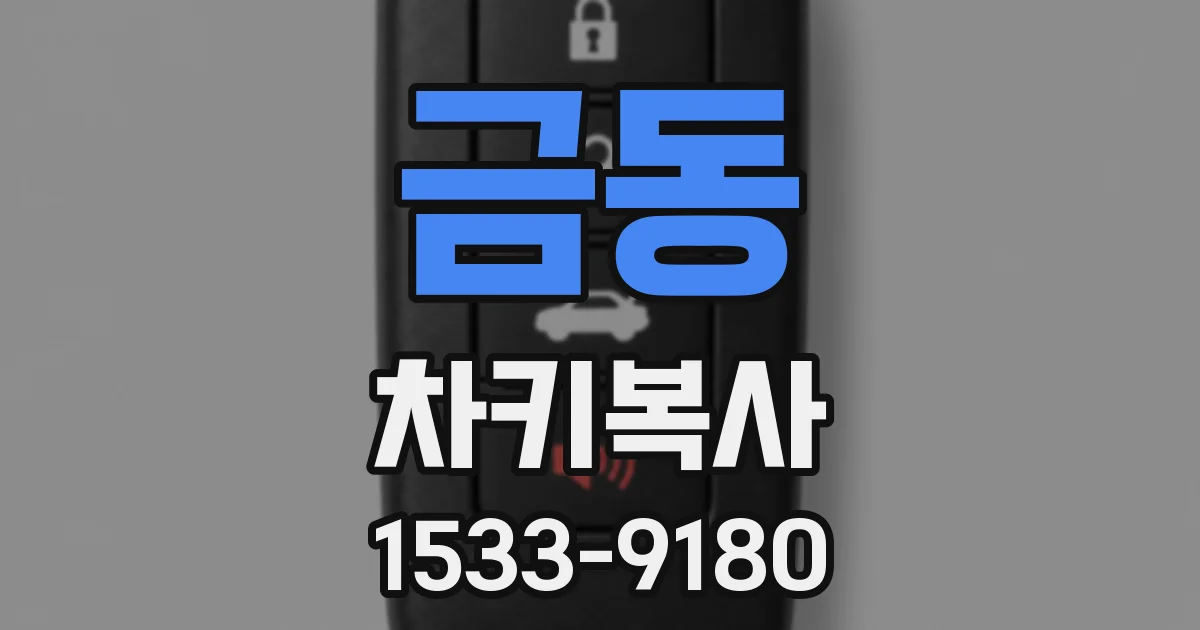 금동 차키복사