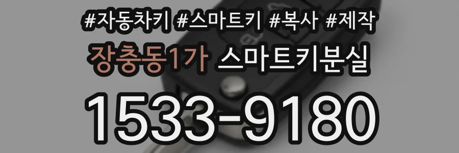 장충동1가 스마트키분실