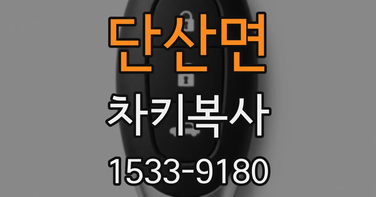 단산면 차키복사