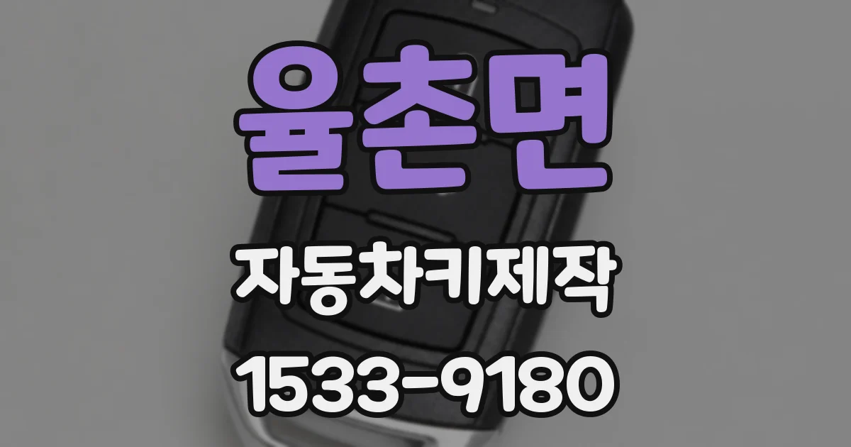 율촌면 자동차키제작