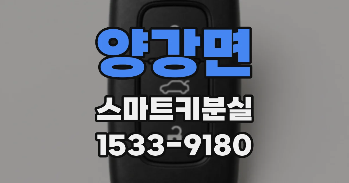 양강면 스마트키분실
