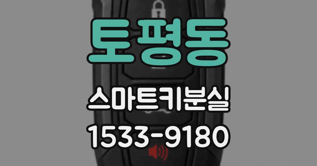 토평동 스마트키분실