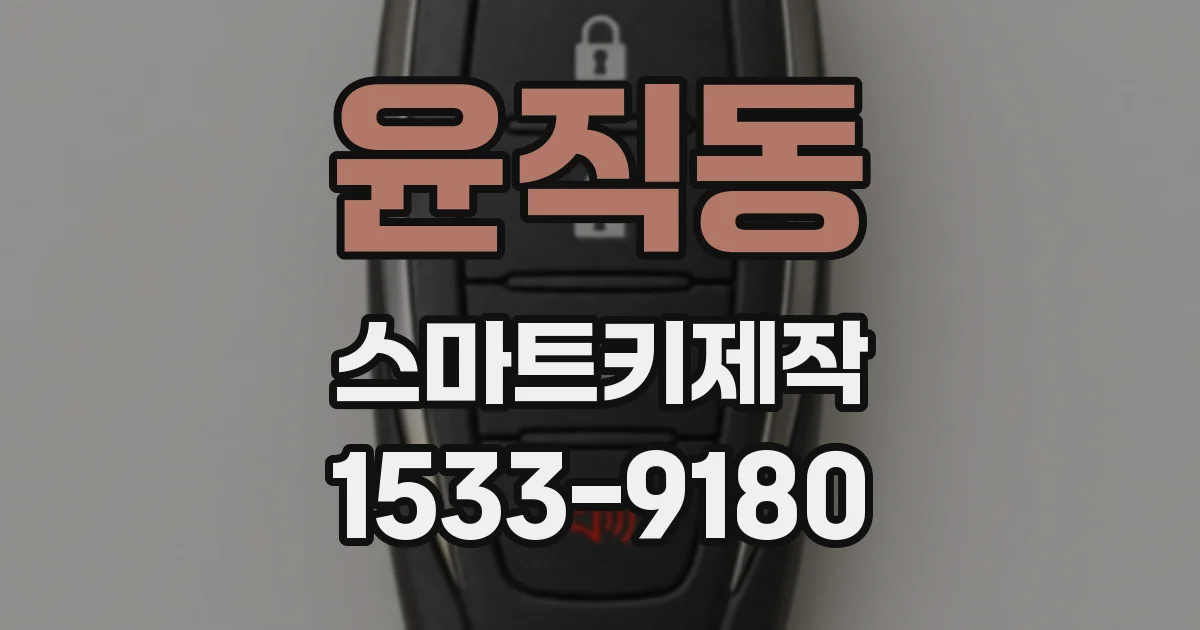 윤직동 스마트키제작