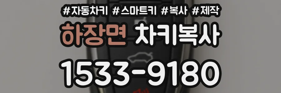 하장면 차키복사