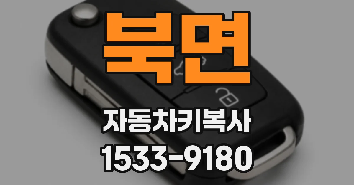 북면 자동차키복사