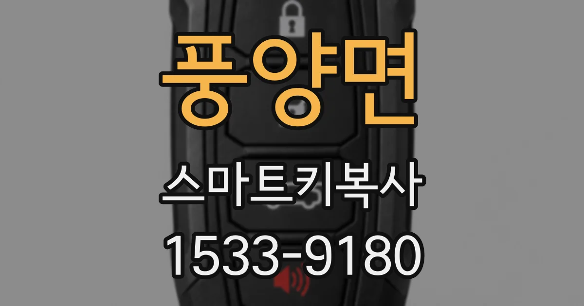 풍양면 스마트키복사