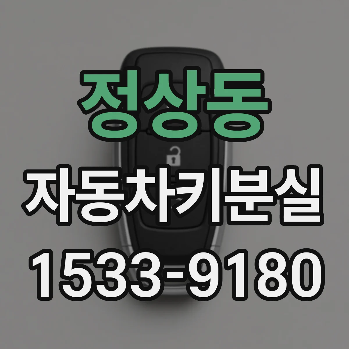 정상동 자동차키분실