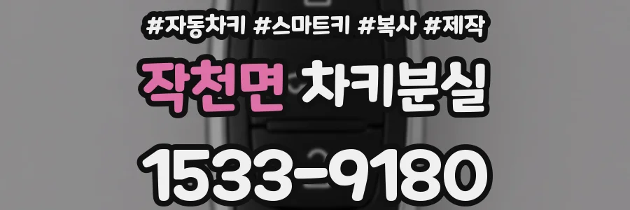 작천면 차키분실