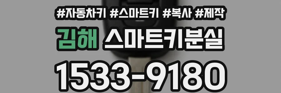 김해 스마트키분실