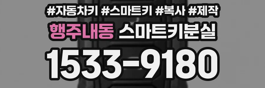 행주내동 스마트키분실