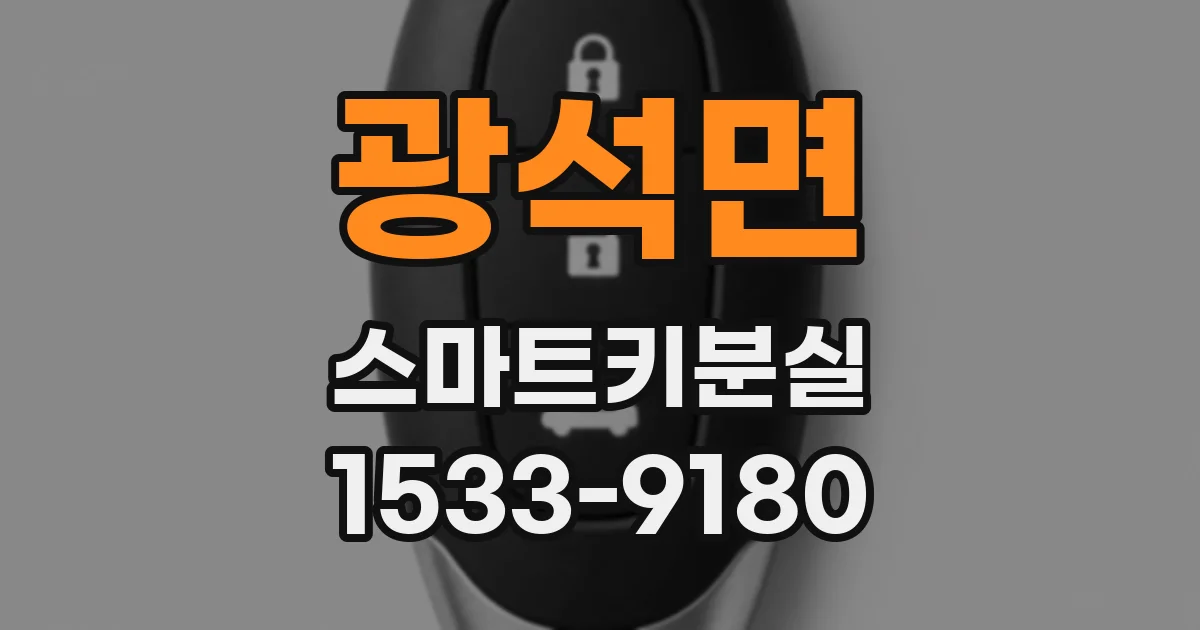 광석면 스마트키분실