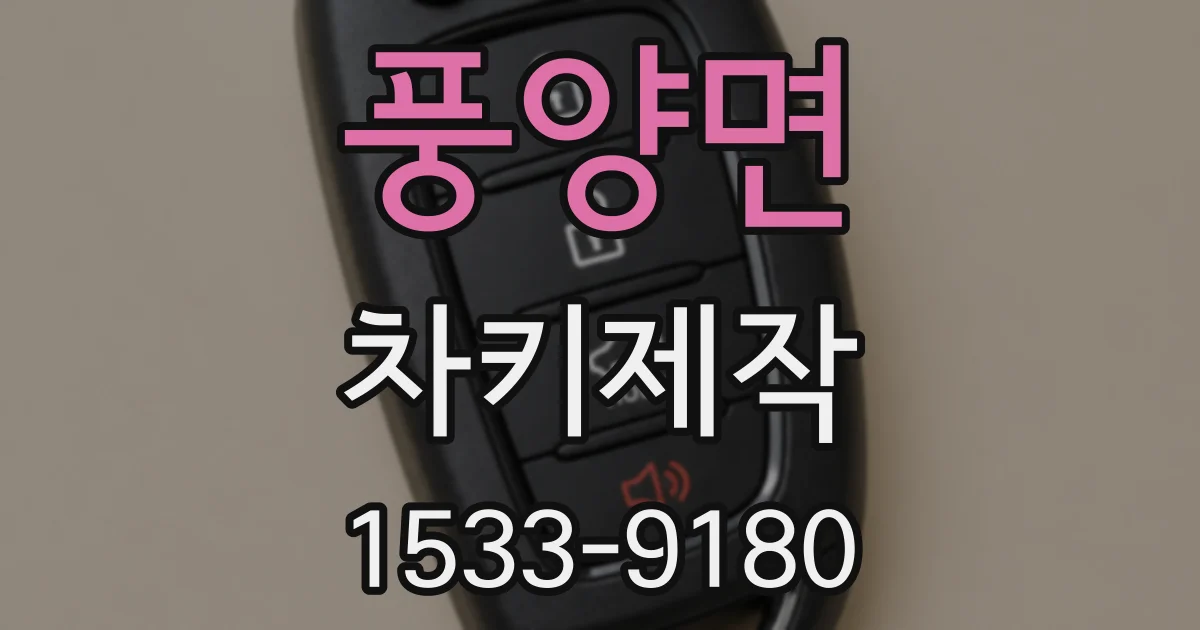 풍양면 차키제작