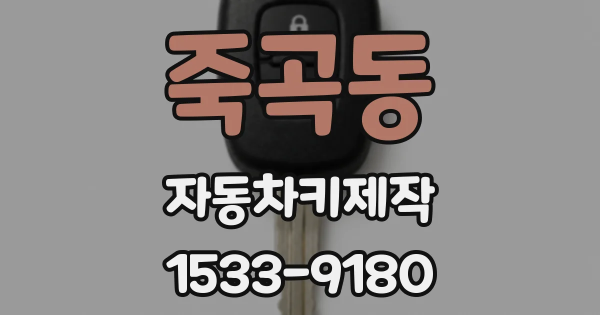 죽곡동 자동차키제작