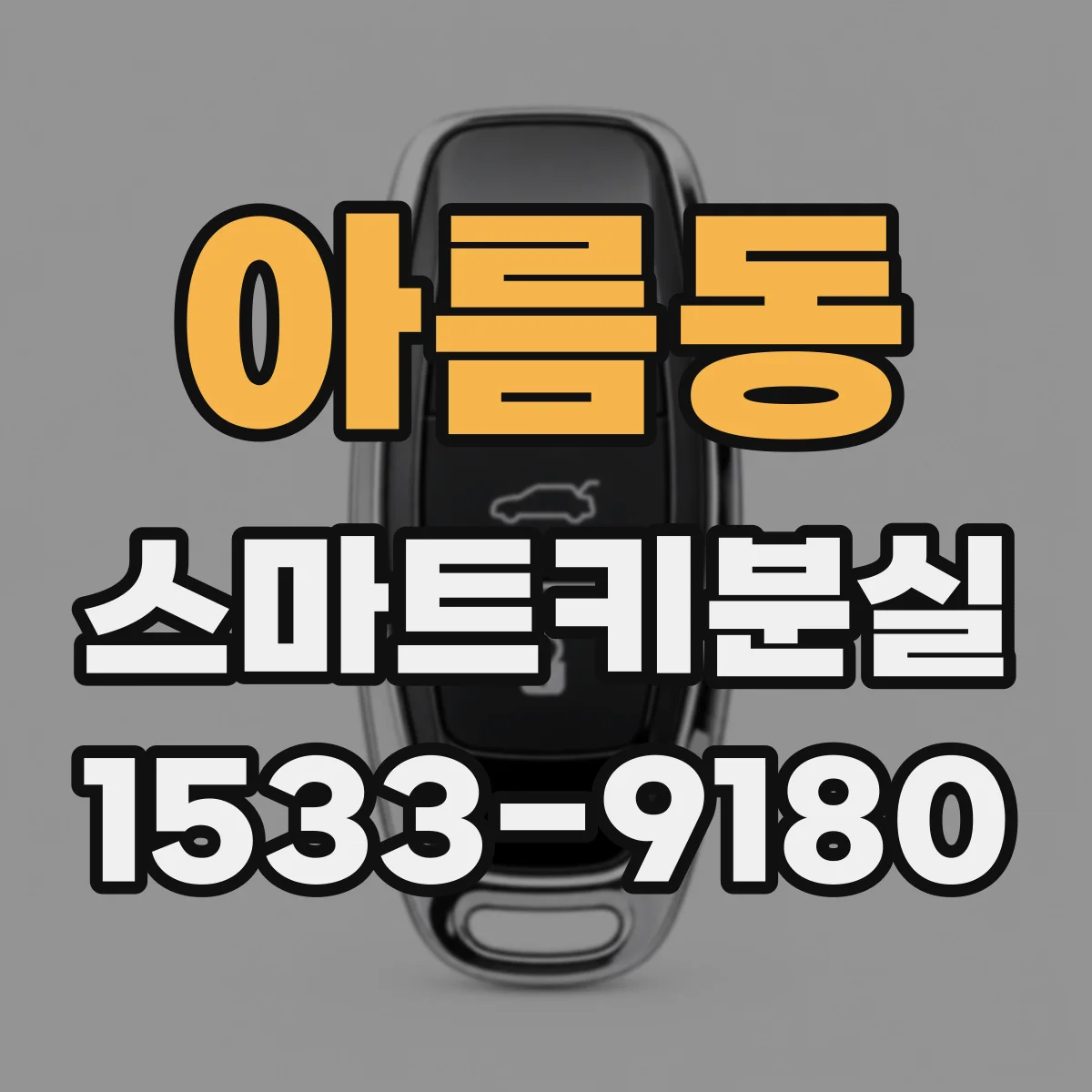 아름동 스마트키분실