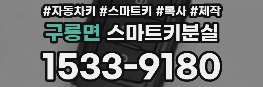 구룡면 스마트키분실