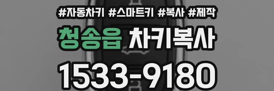 청송읍 차키복사