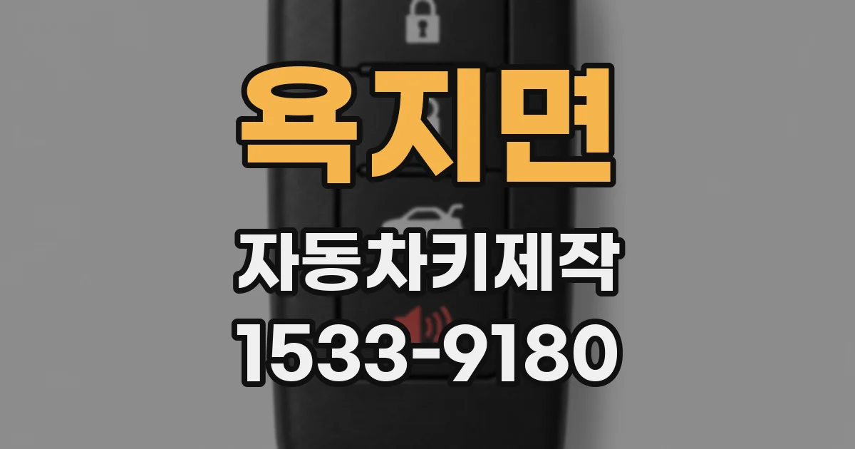 욕지면 자동차키제작