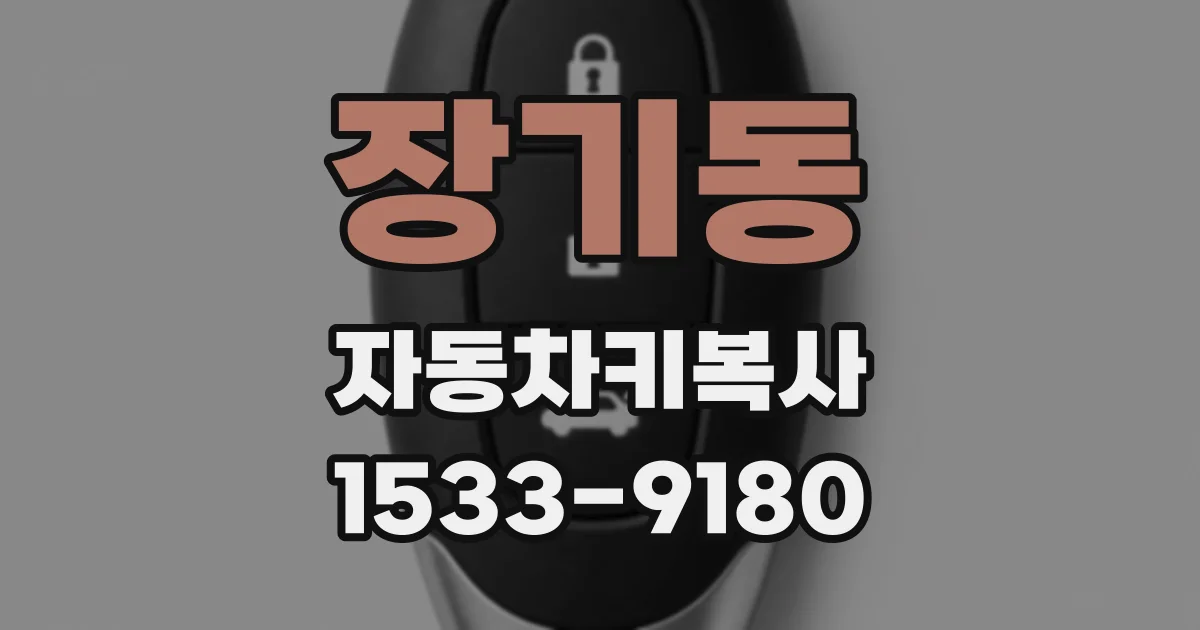 장기동 자동차키복사