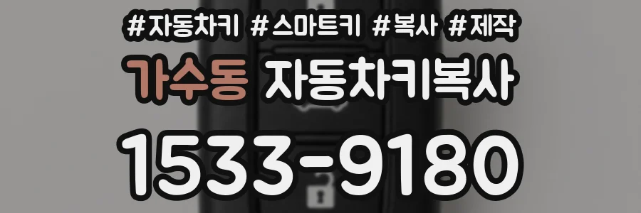 가수동 자동차키복사