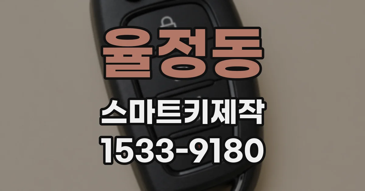 율정동 스마트키제작