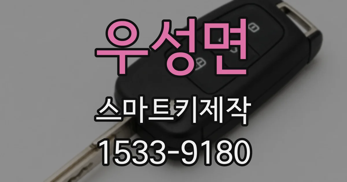 우성면 스마트키제작