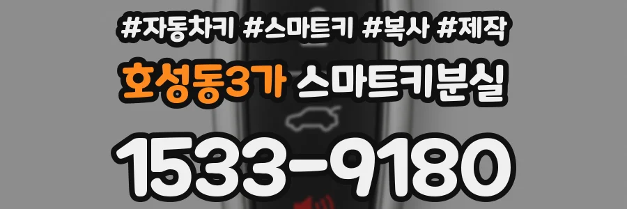 호성동3가 스마트키분실