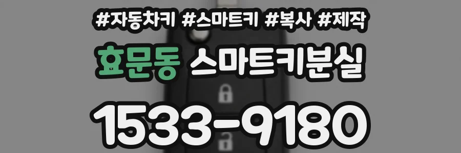 효문동 스마트키분실