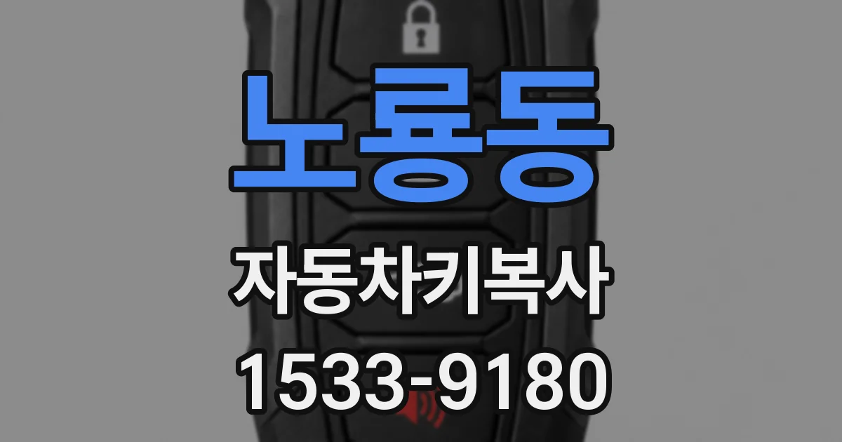 노룡동 자동차키복사
