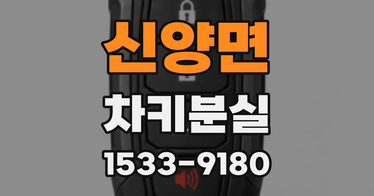 신양면 차키분실