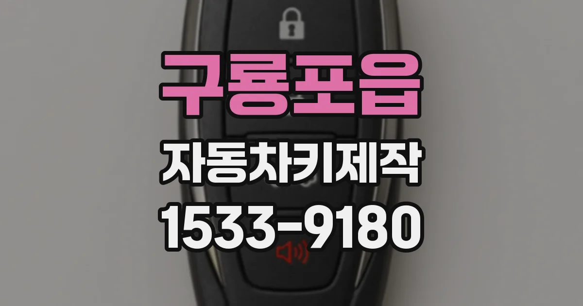 구룡포읍 자동차키제작