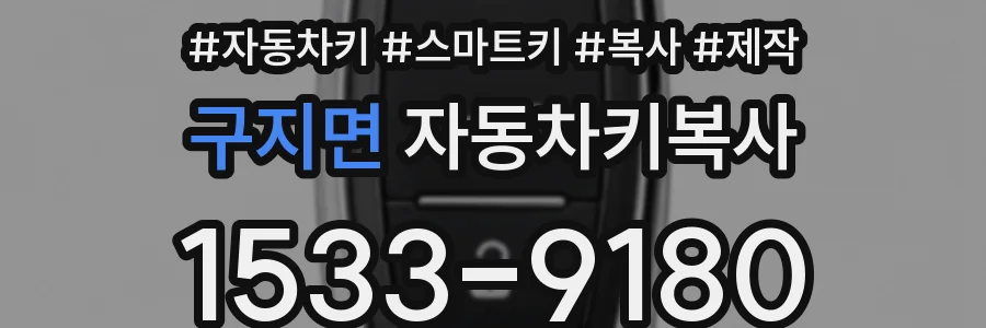 구지면 자동차키복사