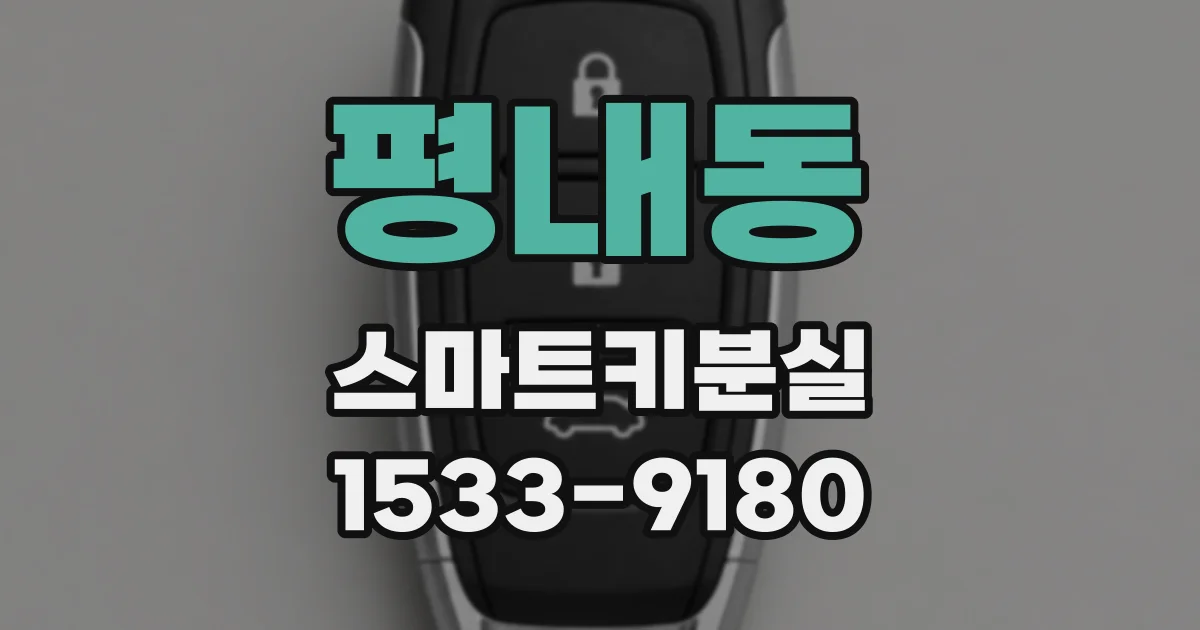 평내동 스마트키분실
