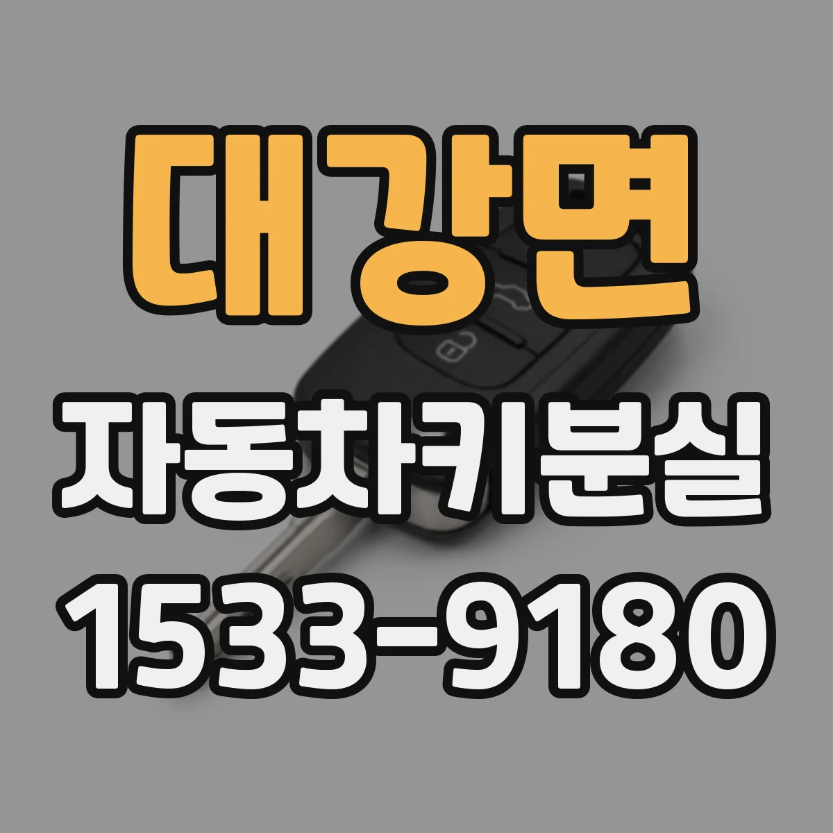 대강면 자동차키분실
