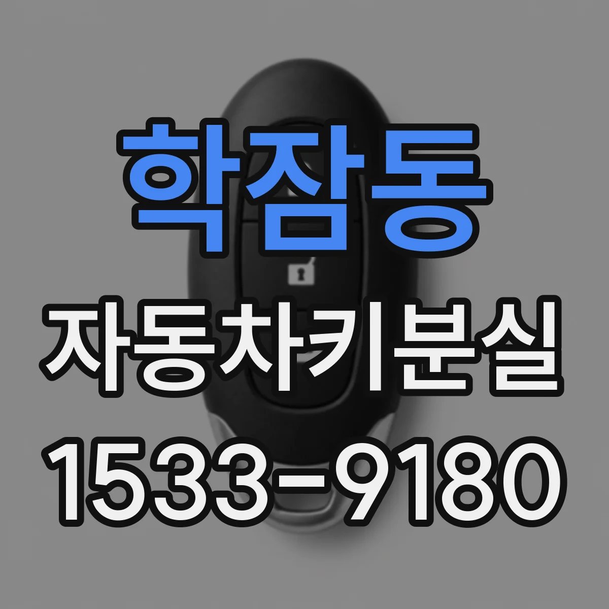 학잠동 자동차키분실