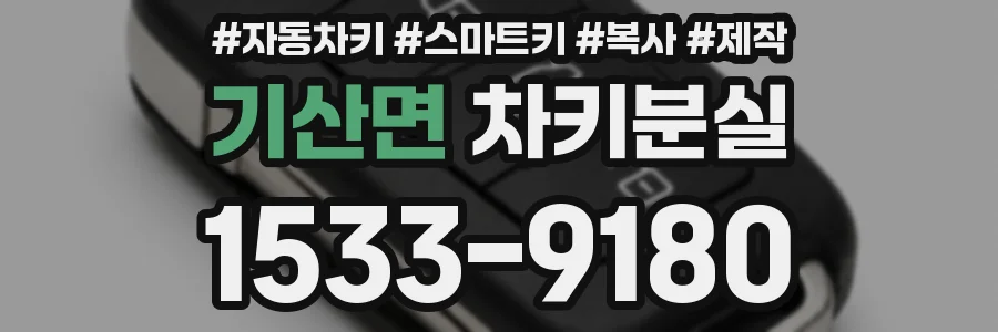 기산면 차키분실
