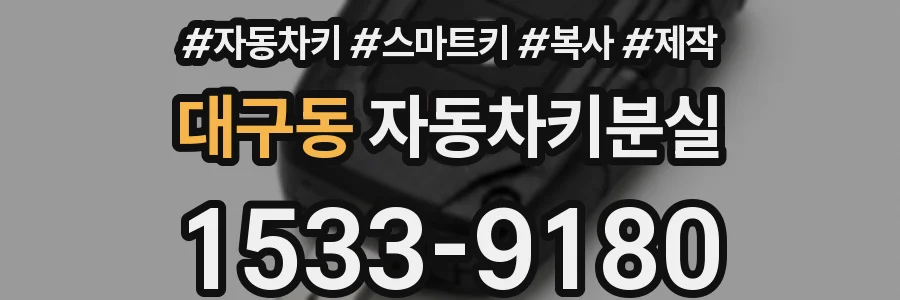 대구동 자동차키분실